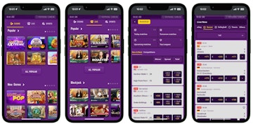 Lucky Casino Ontario App Features Graphic