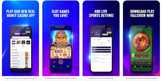 Play Fallsview Ontario App Features Graphic