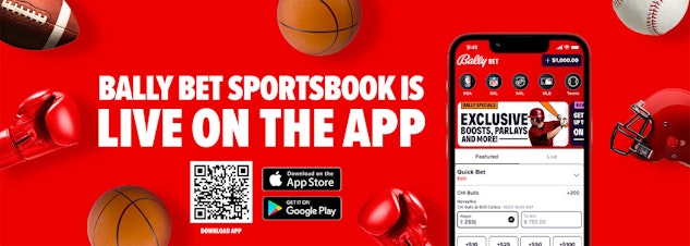 Bally bet on app download banner