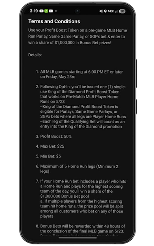 King of the Diamond rules