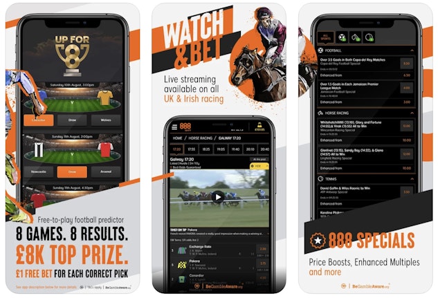 888sport app apple app store screenshot carousel