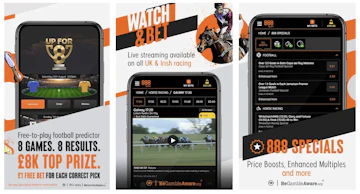 888sport app google play store screenshot carousel