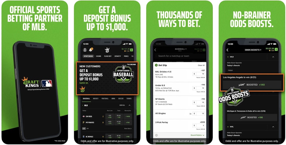 Draftkings Sportsbook App Store August 2022