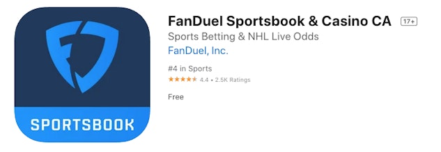 Fanduel sportsbook iphone app