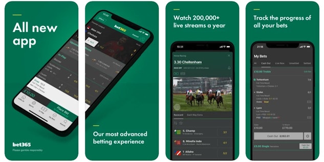 Bet365 app store iphone screenshots