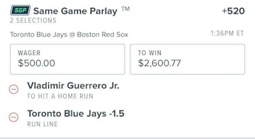 Betting experts creating an MLB Same Game Parlay on FanDuel