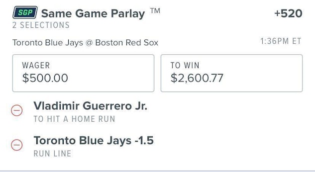 Betting experts creating an MLB Same Game Parlay on FanDuel