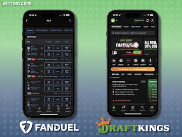 DraftKings and FanDuel betting app referral bonus iphone mock up