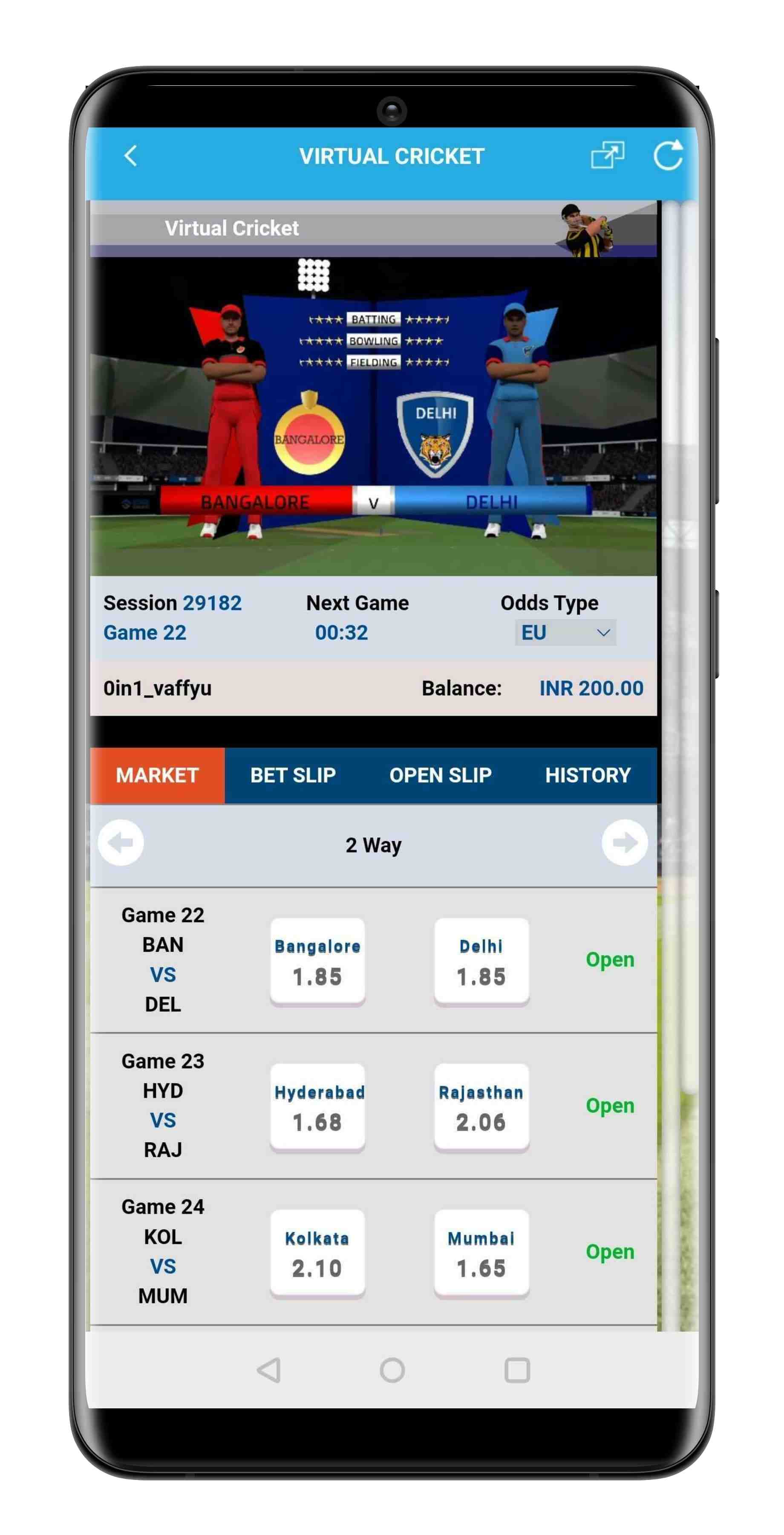 Fun88 App Virtual Cricket