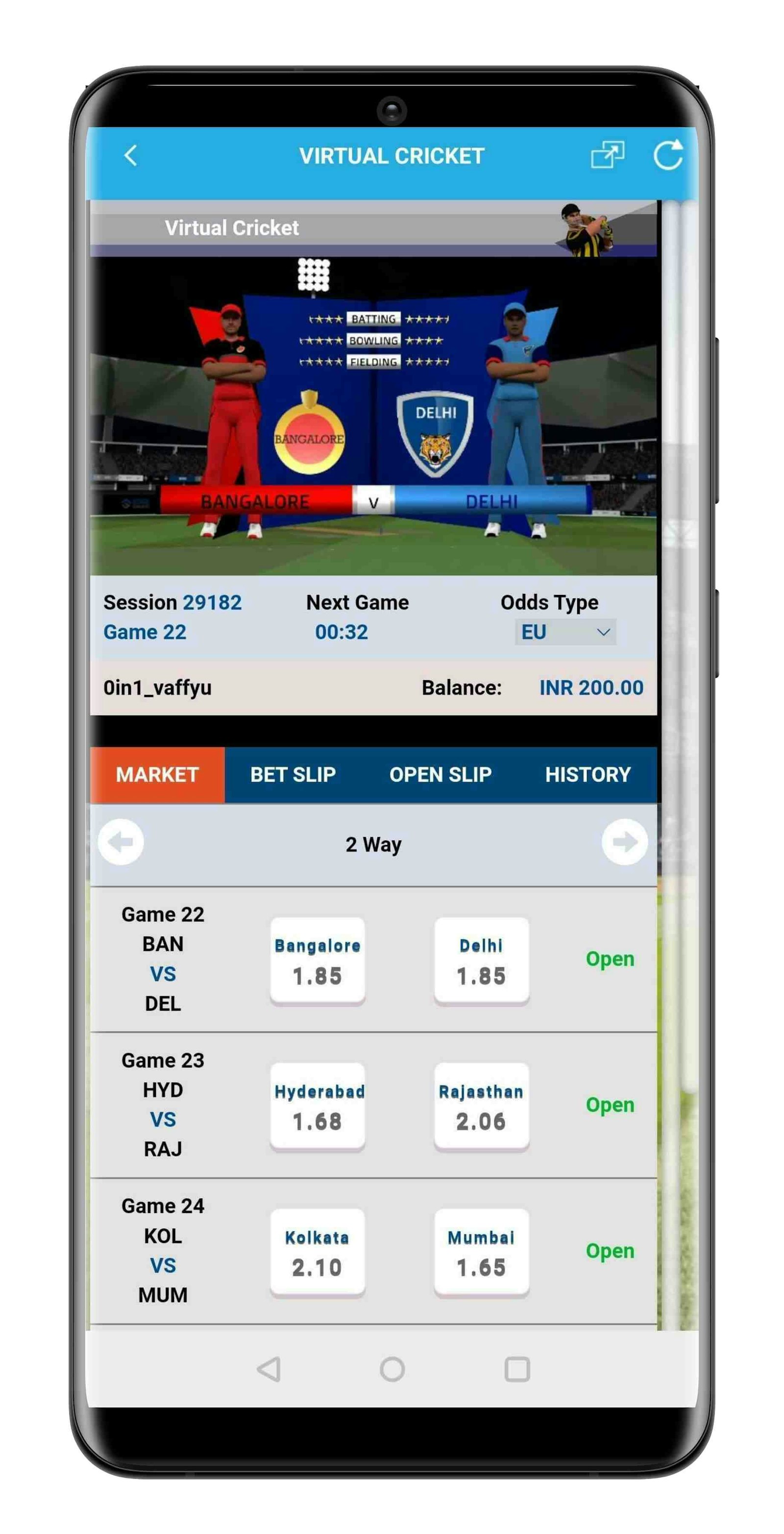 Fun88 App Virtual Cricket