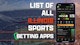 List of all Illinois Sports Betting Apps Header Image Phone Mockup
