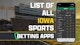 List of all Iowa Sports Betting Apps