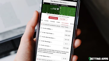 Iphone showing Spreadexs in play markets