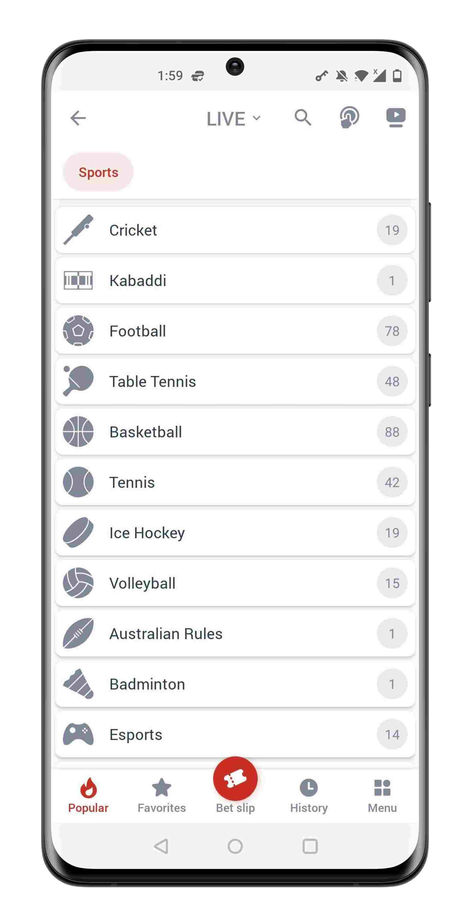 Megapari App Sportsbook