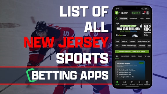 List of all New Jersey Sports Betting Apps
