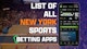 List of all New York Sports Betting Apps