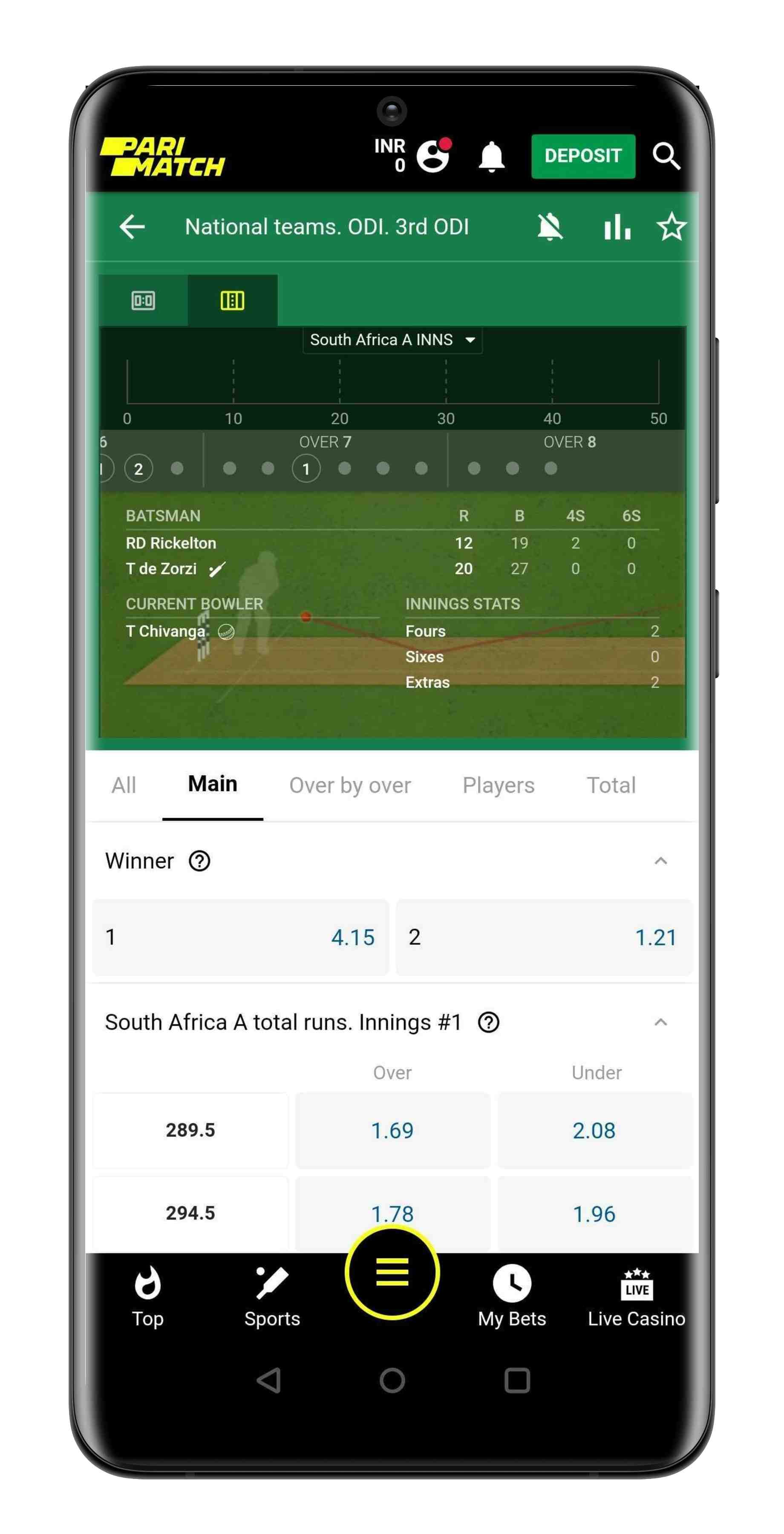 Parimatch App Live Betting