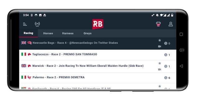 Rabona App Horse Racing