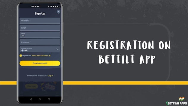 Registeration Bettilt App