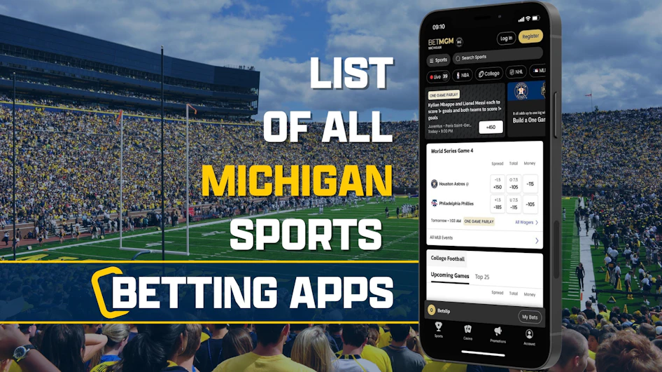 List of All Michigan Sports Betting Apps 15+ Betting Apps (2024)