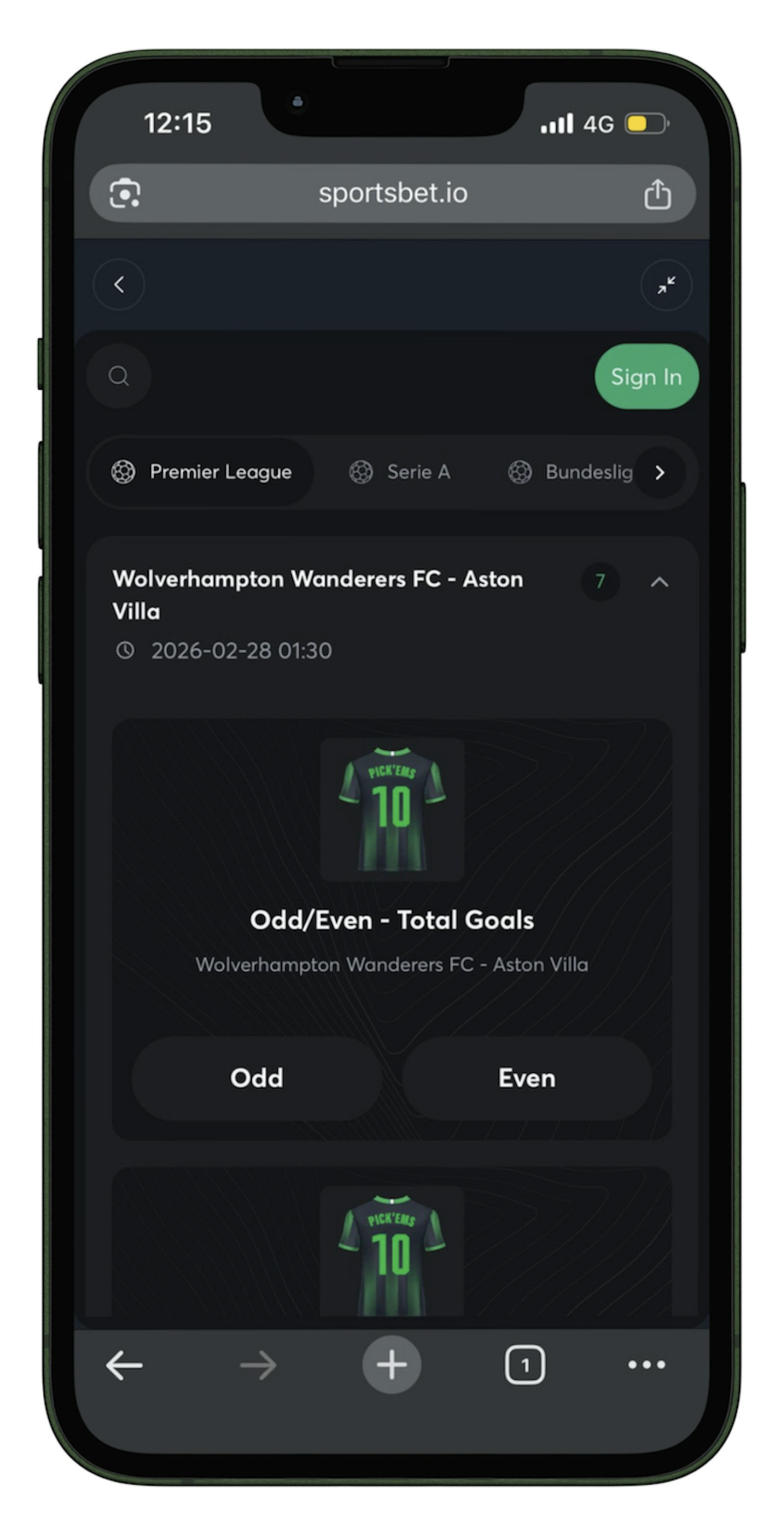 Sportsbet io Pickems