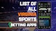 List of all Virginia Sports Betting Apps