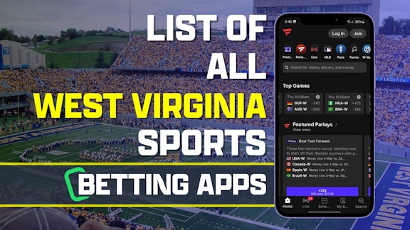 List of all West Virginia Sports Betting Apps