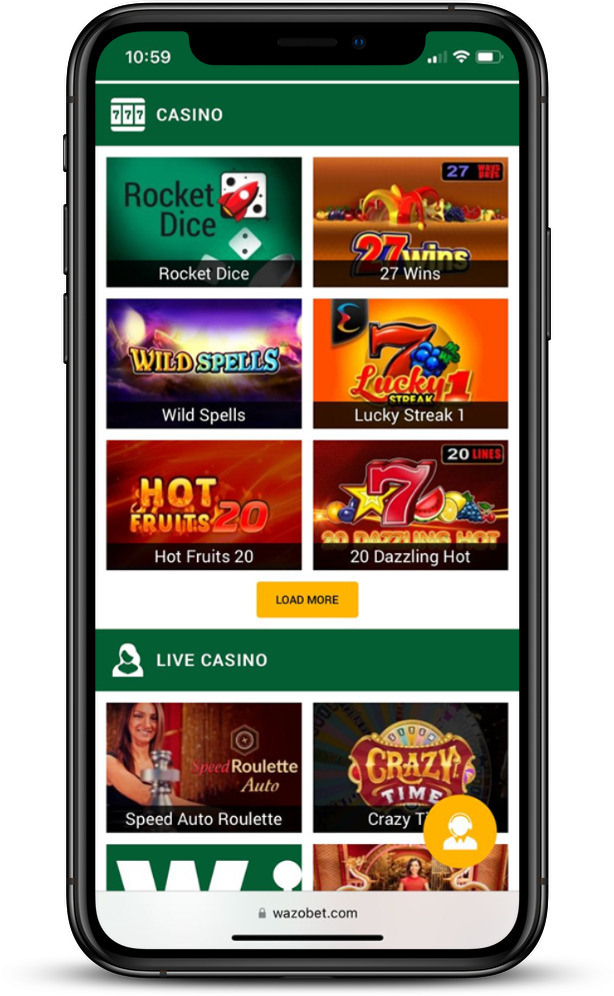 Wazobet App Casino