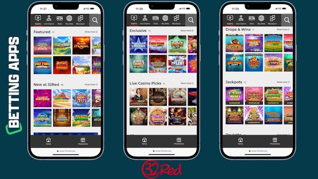 Betting apps 32red