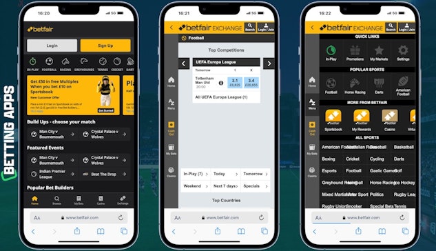 Betting apps similar to betfair 1
