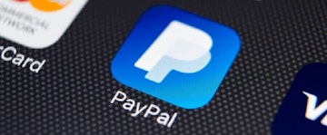 PayPal app icon on a mobile device