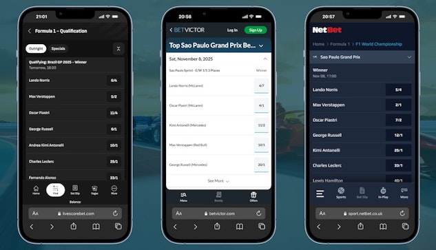 F1 betting apps 2