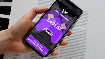 I Phone showing the Kwiff supercharged cash out screen