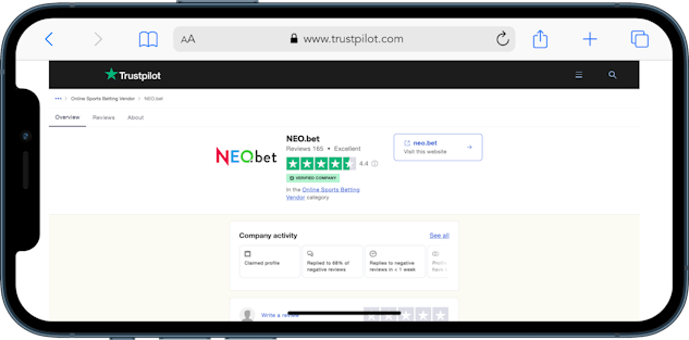 Neobet trustpilot reviews