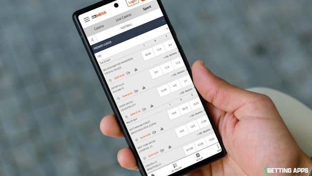 Pixel phone showing all of the upcoming premier league fixtures on mr Mega