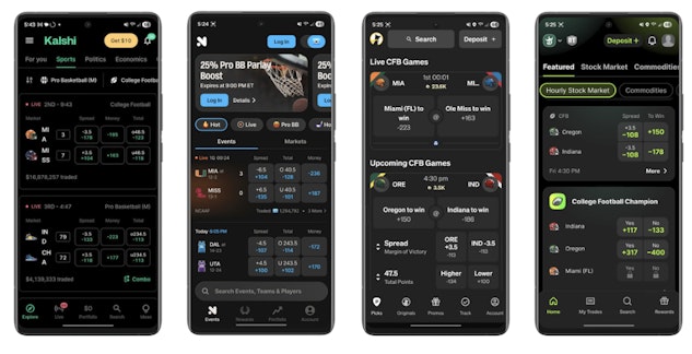 Prediction market apps